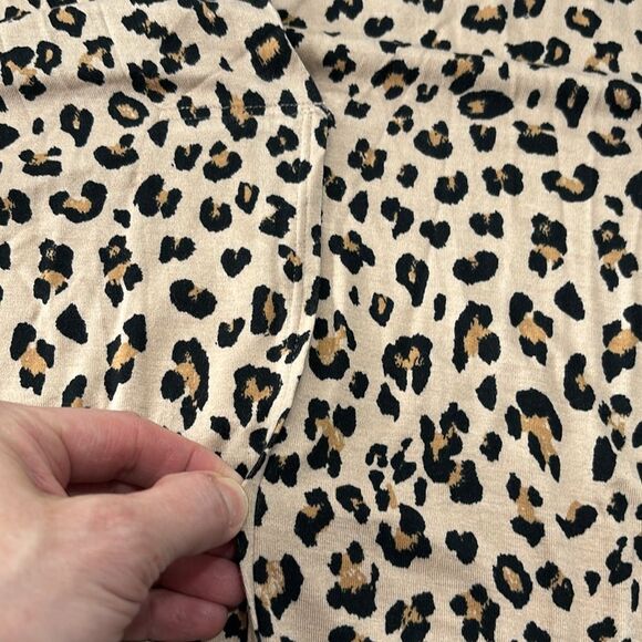 Time and Tru | Leopard Print Twist Tie Women’s Maternity Shirt Shirt High low - Picture 7 of 7